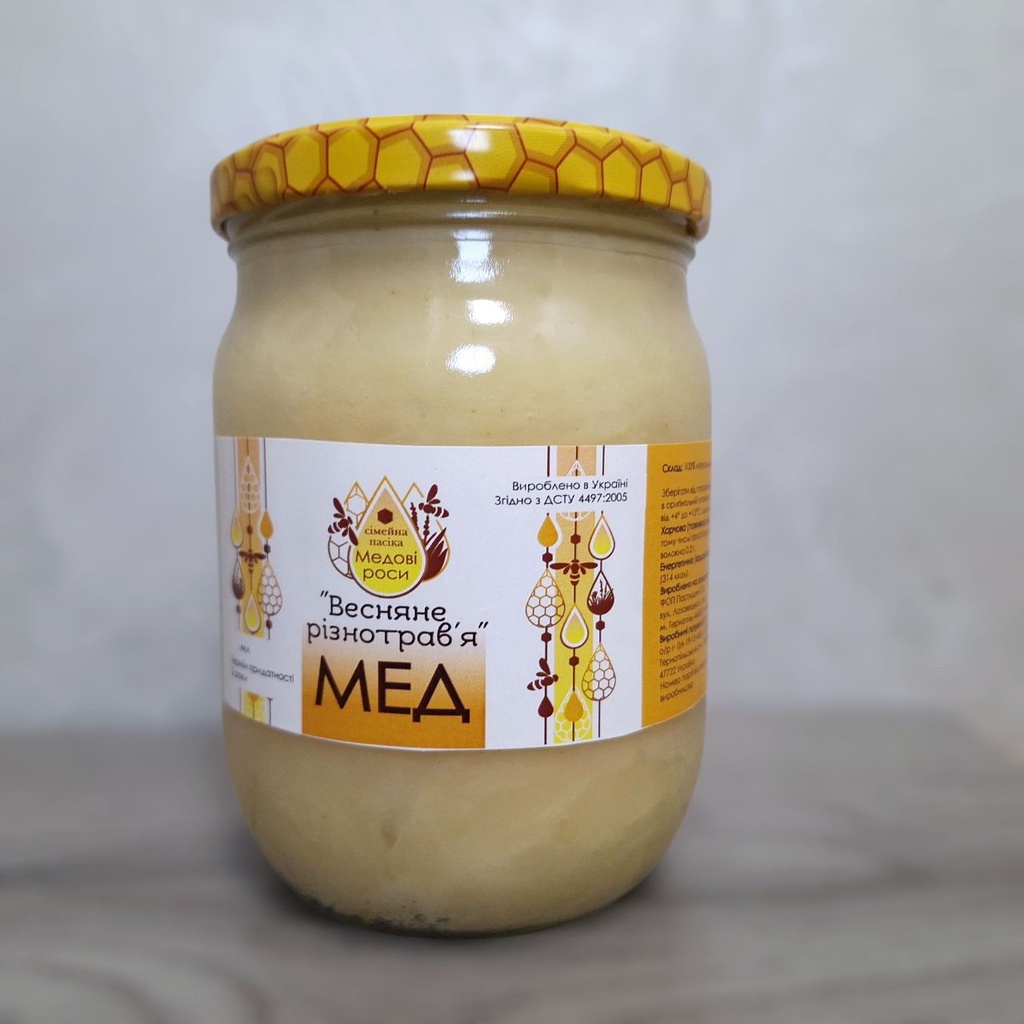 Мед з весняного різнотрав’я